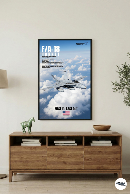 POSTER F/A-18 HORNET