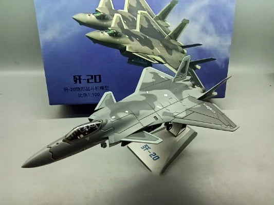 J-20 “Fire Fang” Fighter Jet 1:100 Diecast Model