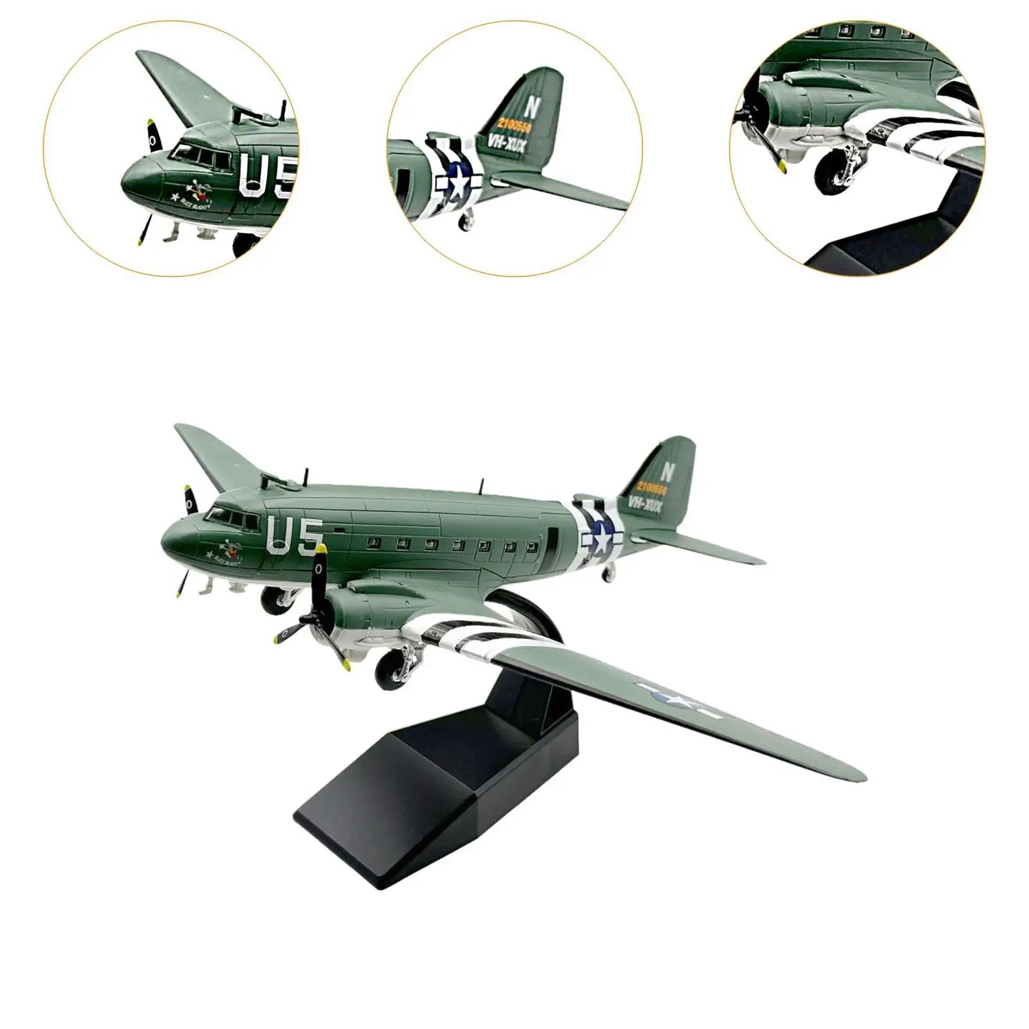 C-47 Skytrain WWII 1:100 Diecast Model