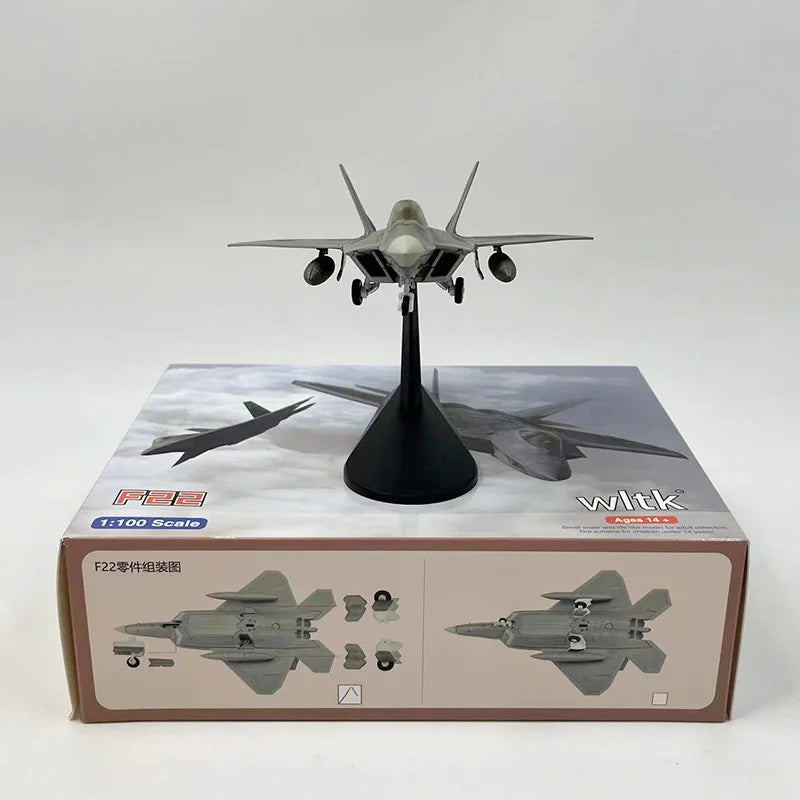 F-22 Raptor – USAF 1:100 Diecast Model