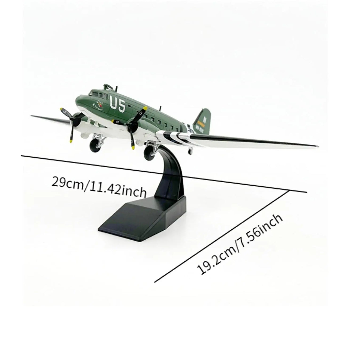 C-47 Skytrain WWII 1:100 Diecast Model