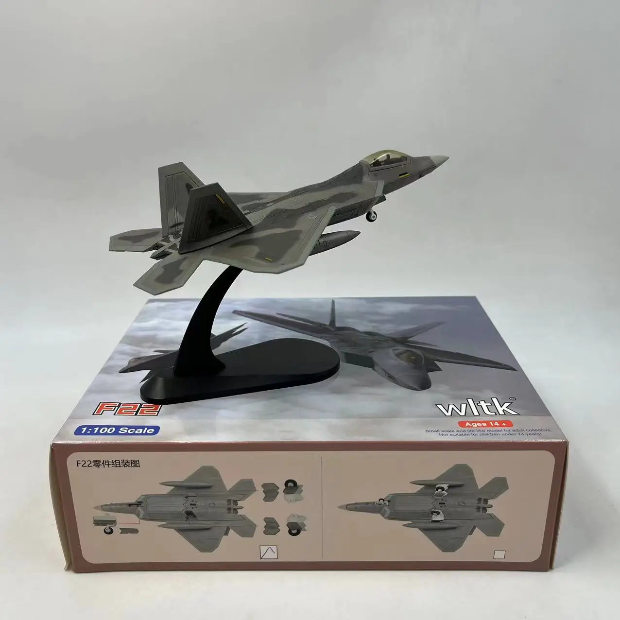 F-22 Raptor – USAF 1:100 Diecast Model