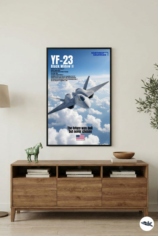 POSTER YF-23 BLACK WIDOW II